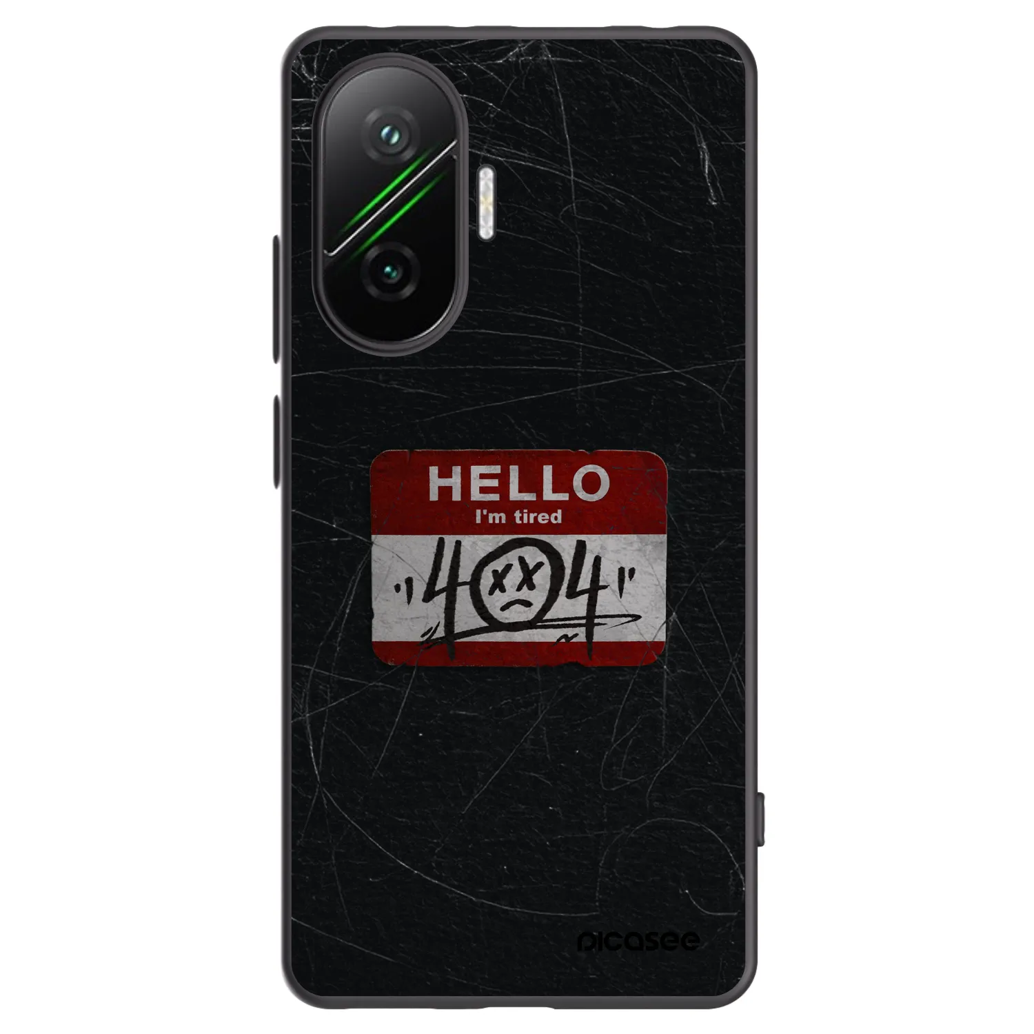 Picasee silikonový černý obal pro Xiaomi Poco F7 Pro 5G - HELLO 404