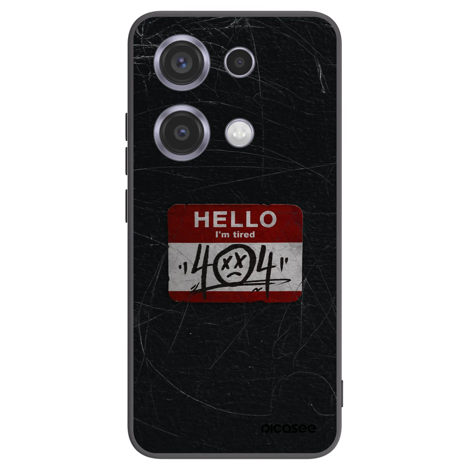Picasee silikonový černý obal pro Xiaomi Redmi Note 14S - HELLO 404