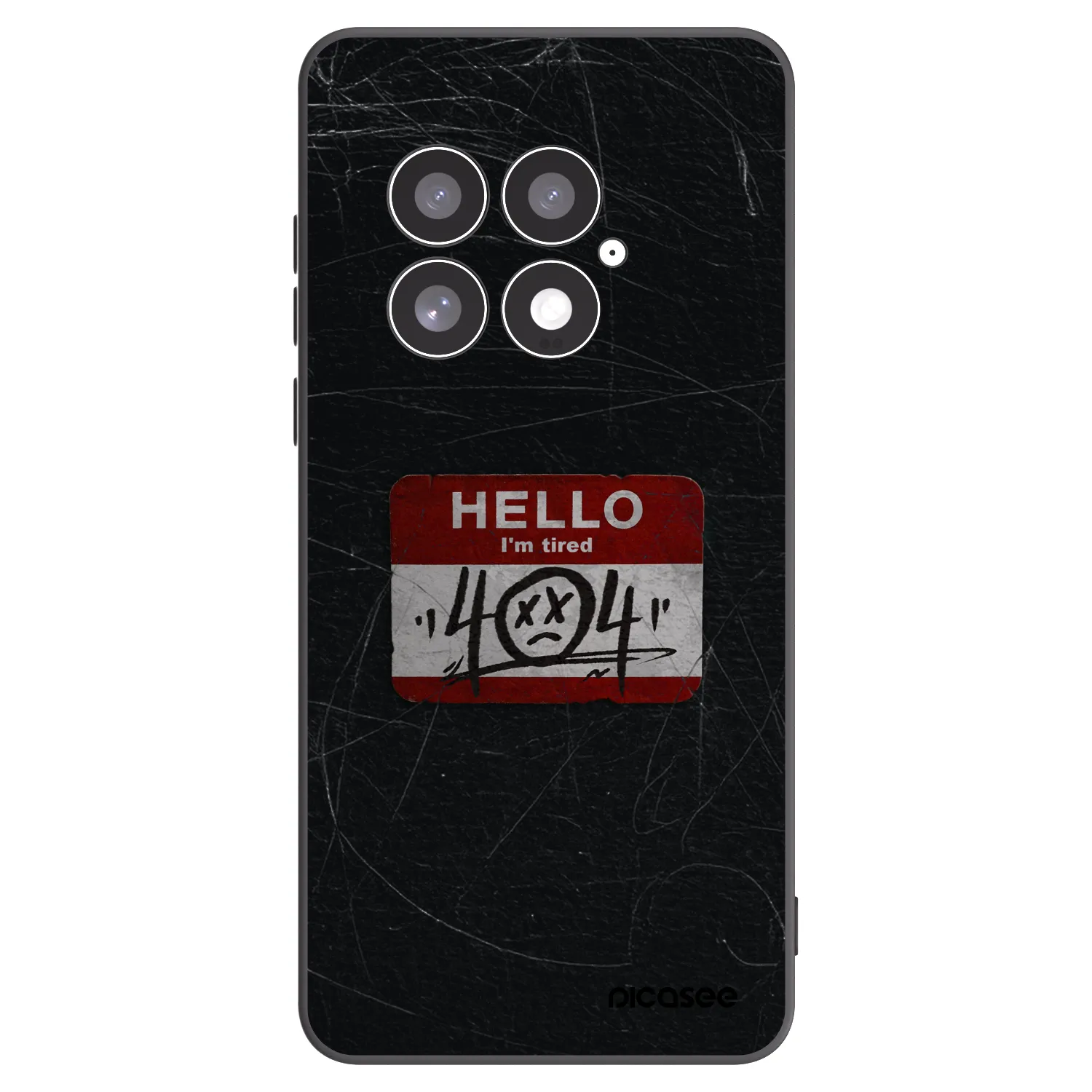 Picasee silikonový černý obal pro OnePlus 13 5G - HELLO 404