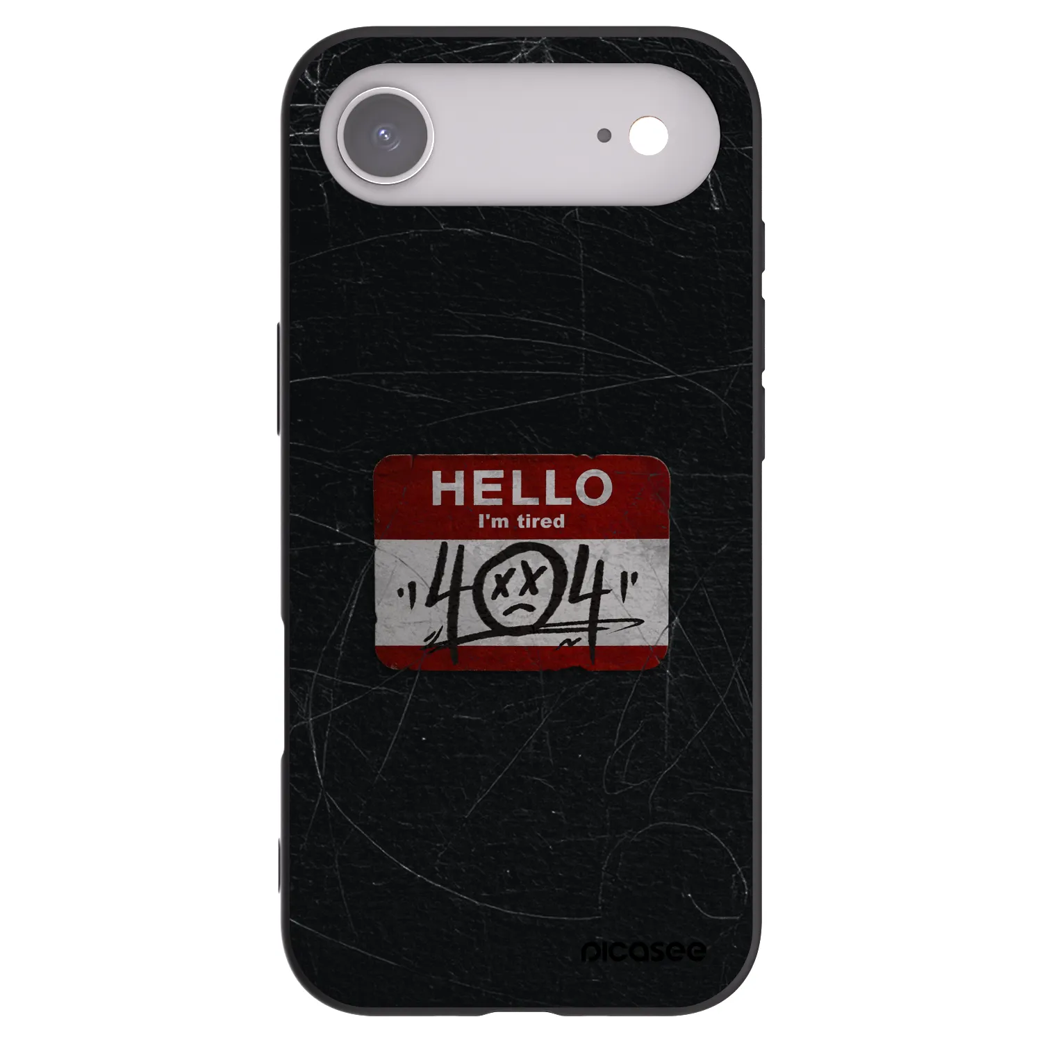 Picasee silikonový černý obal pro Apple iPhone Air - HELLO 404