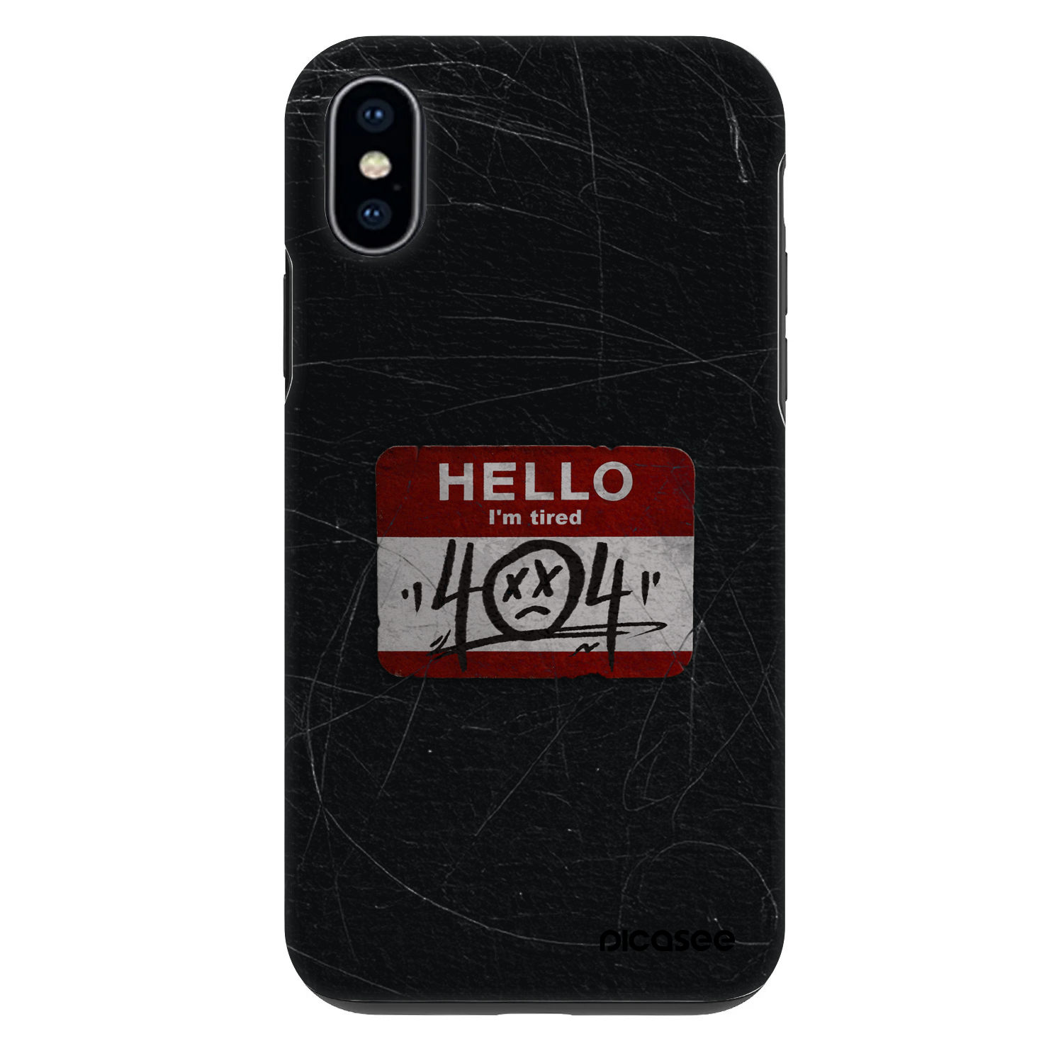 Picasee Fashion Case pro Apple iPhone X/XS - HELLO 404