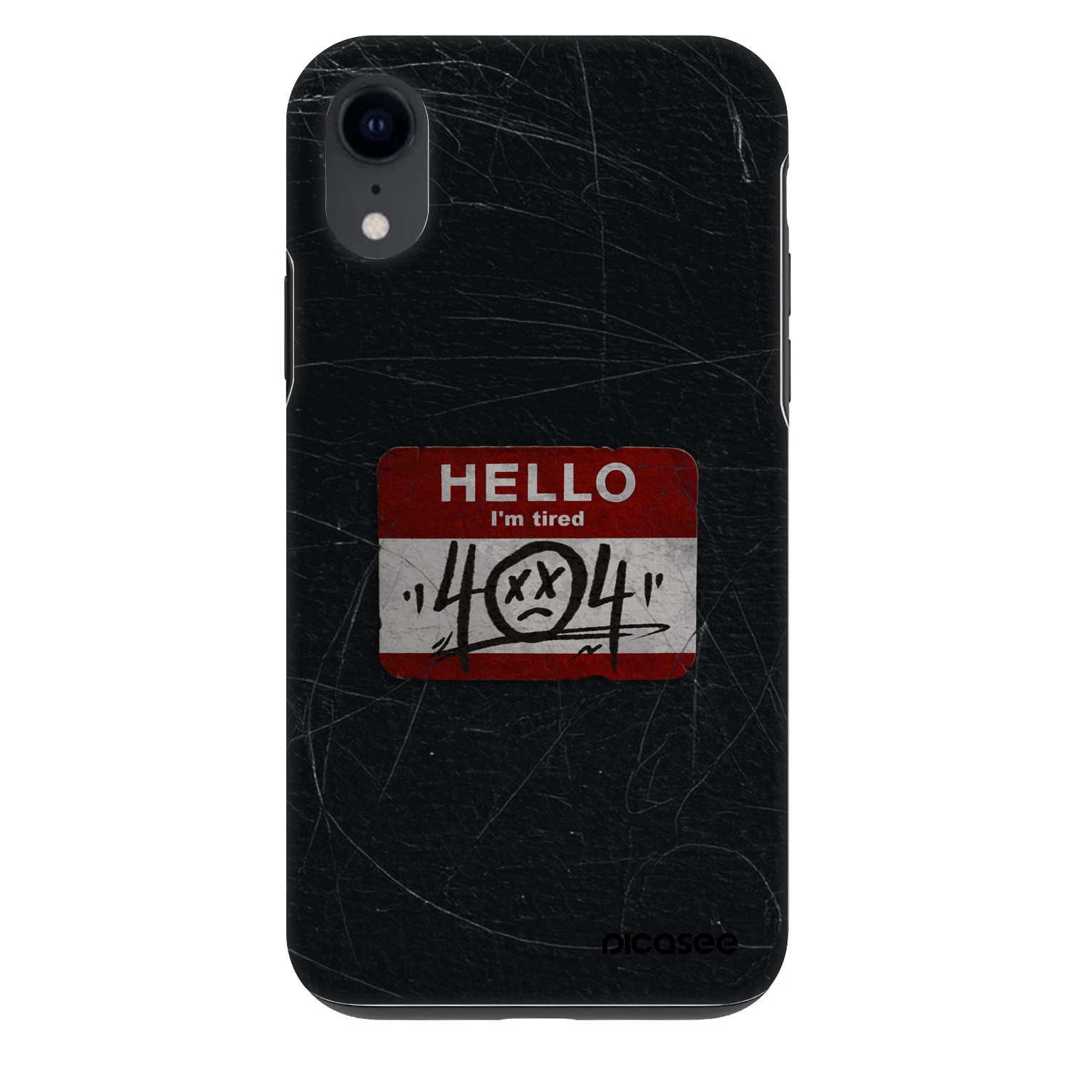Picasee Fashion Case pro Apple iPhone XR - HELLO 404