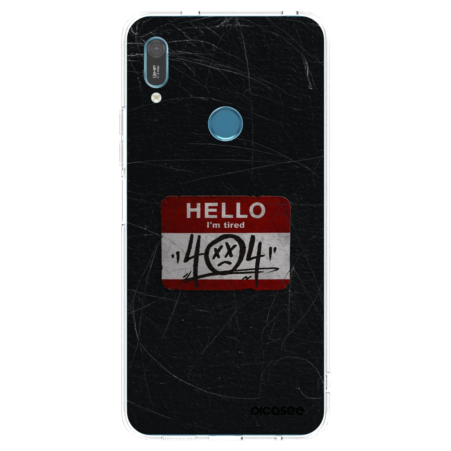 Picasee silikonový průhledný obal pro Huawei Y6 2019 - HELLO 404