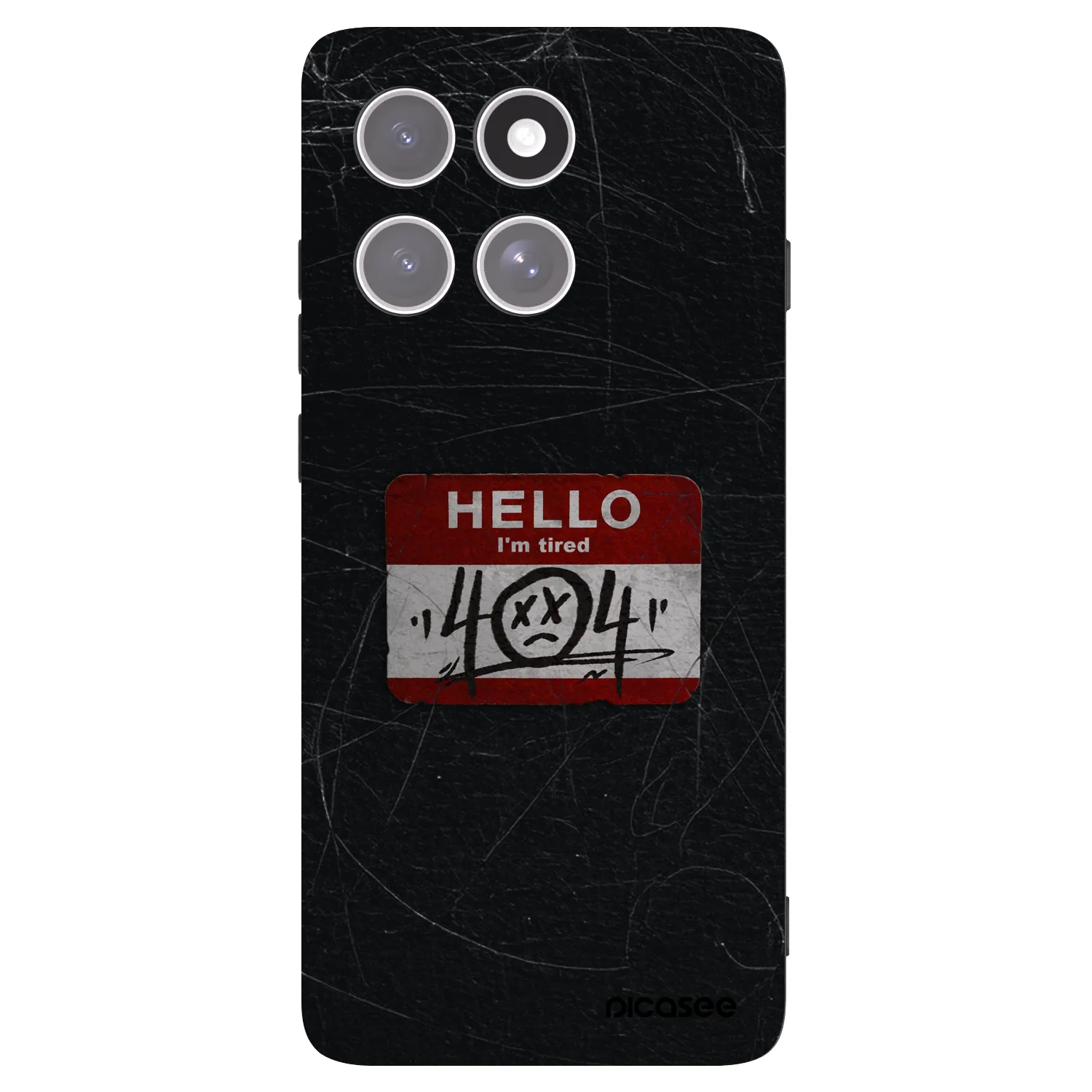 Picasee silikonový černý obal pro Motorola Edge 60 Pro - HELLO 404