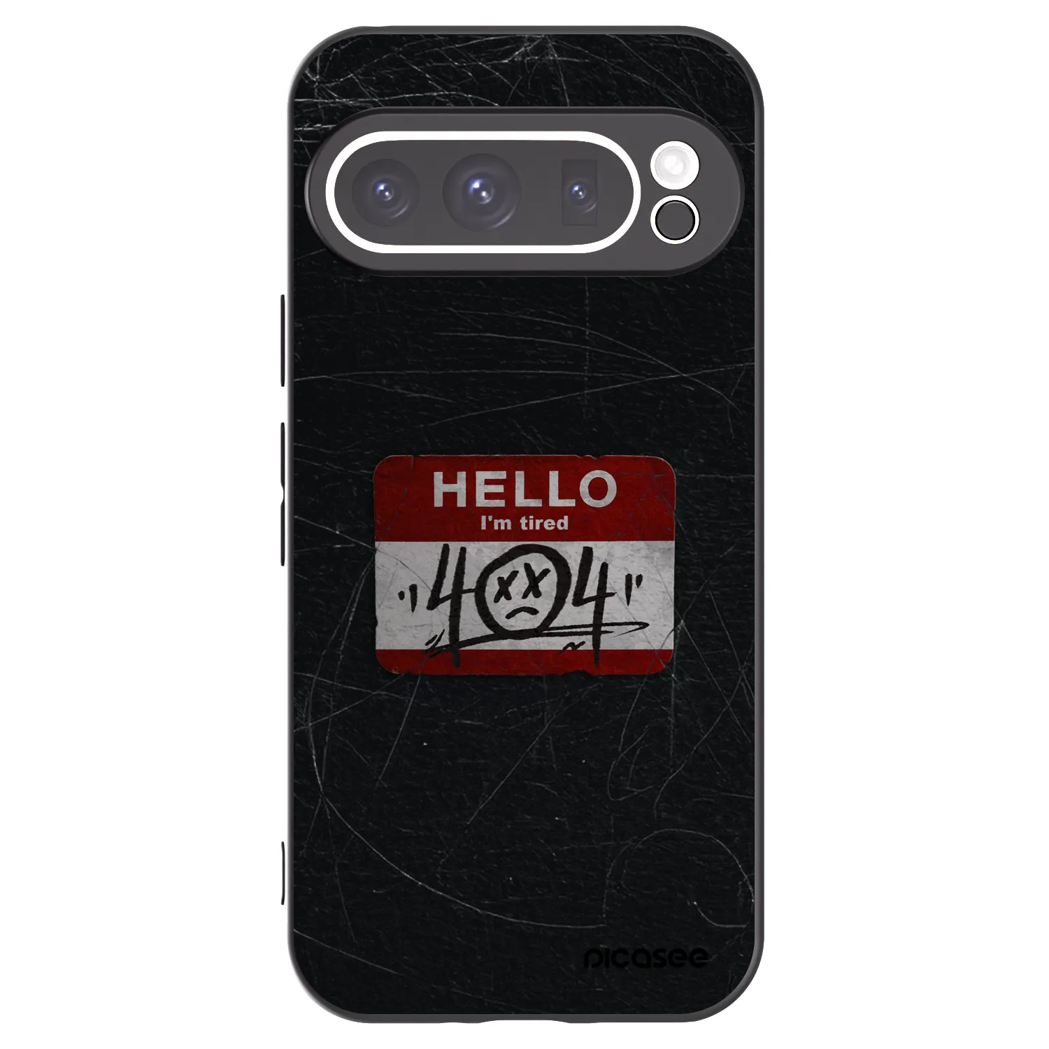 Picasee silikonový černý obal pro Google Pixel 9 Pro XL - HELLO 404