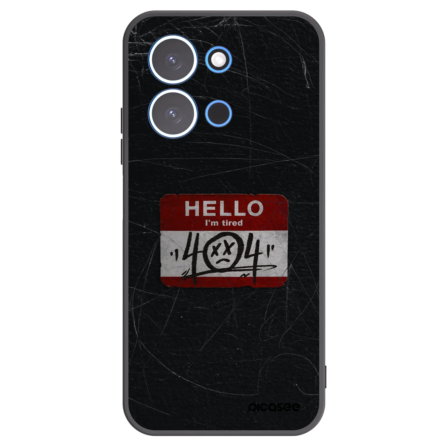 Picasee silikonový černý obal pro Xiaomi Redmi 15C 4G - HELLO 404