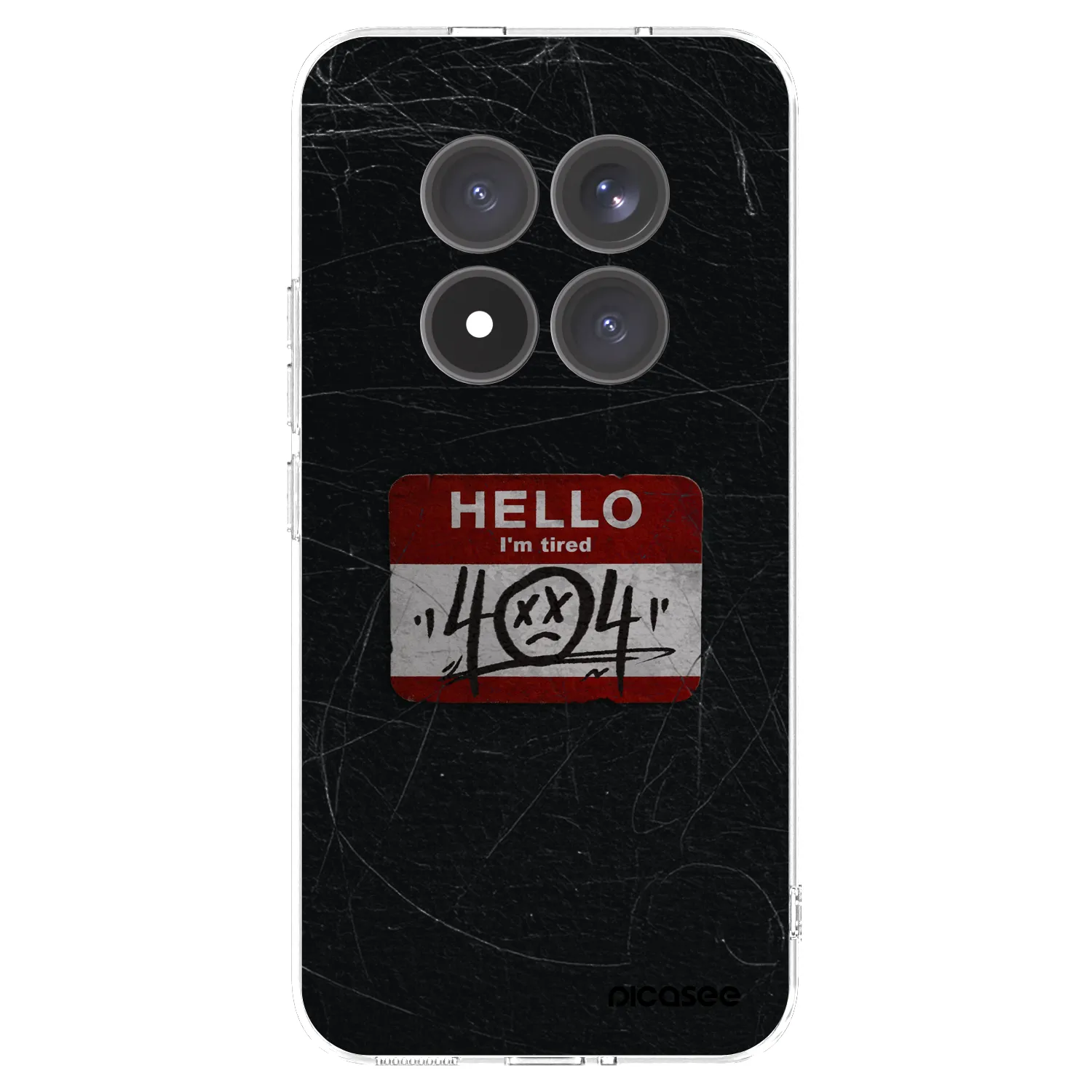 Picasee silikonový průhledný obal pro Xiaomi Redmi Note 15 Pro+ - HELLO 404