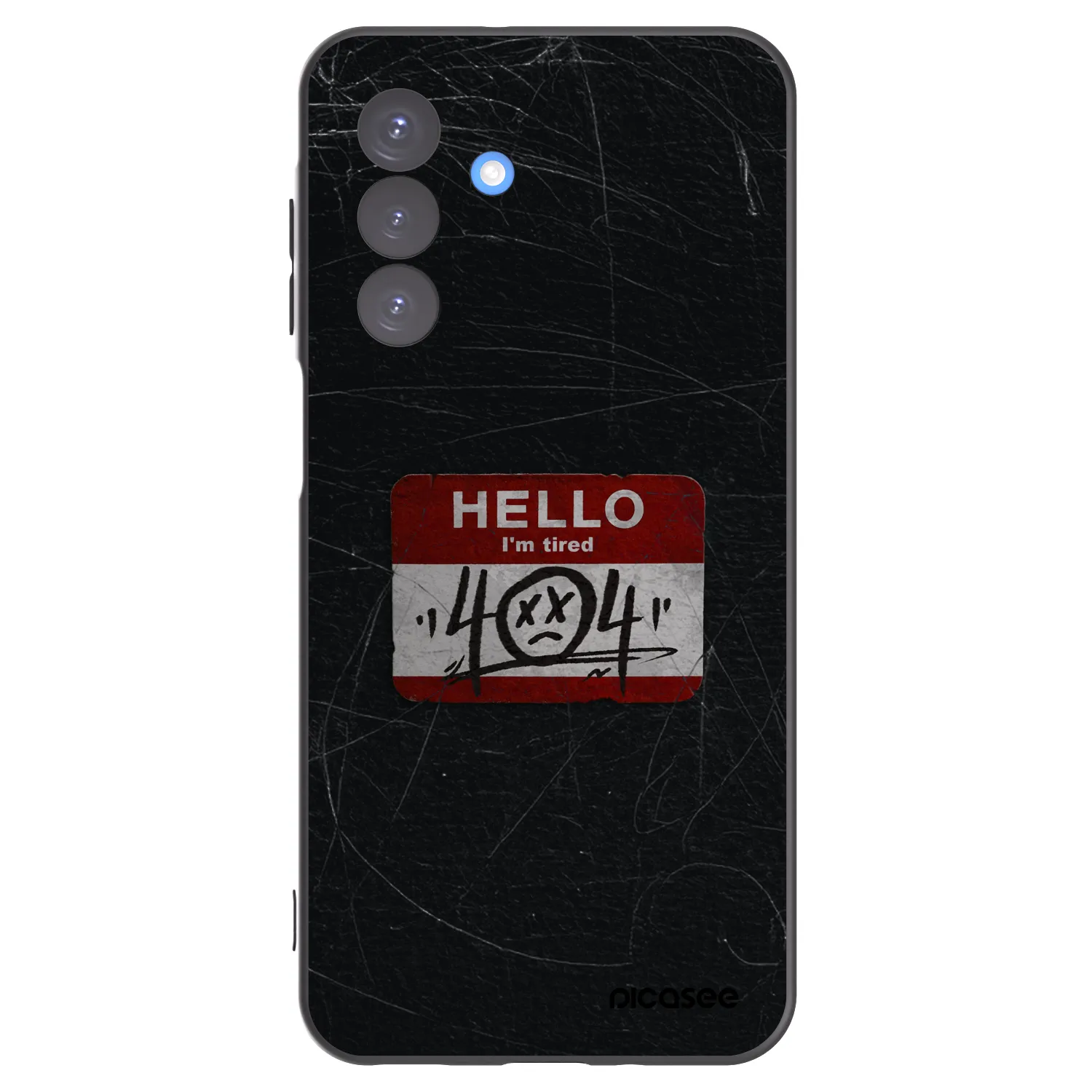 Picasee silikonový černý obal pro Samsung Galaxy A17 5G - HELLO 404