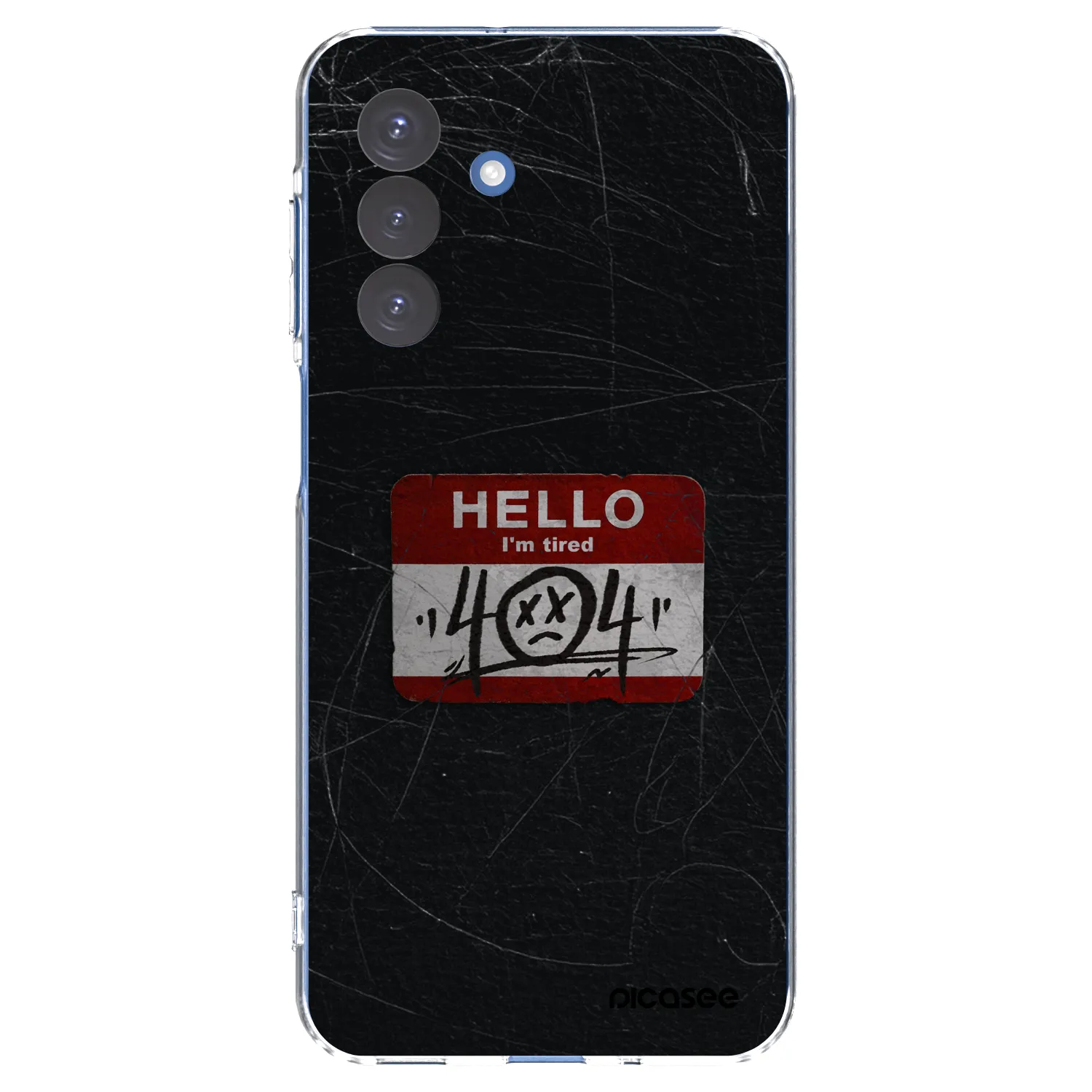 Picasee silikonový průhledný obal pro Samsung Galaxy A17 5G - HELLO 404