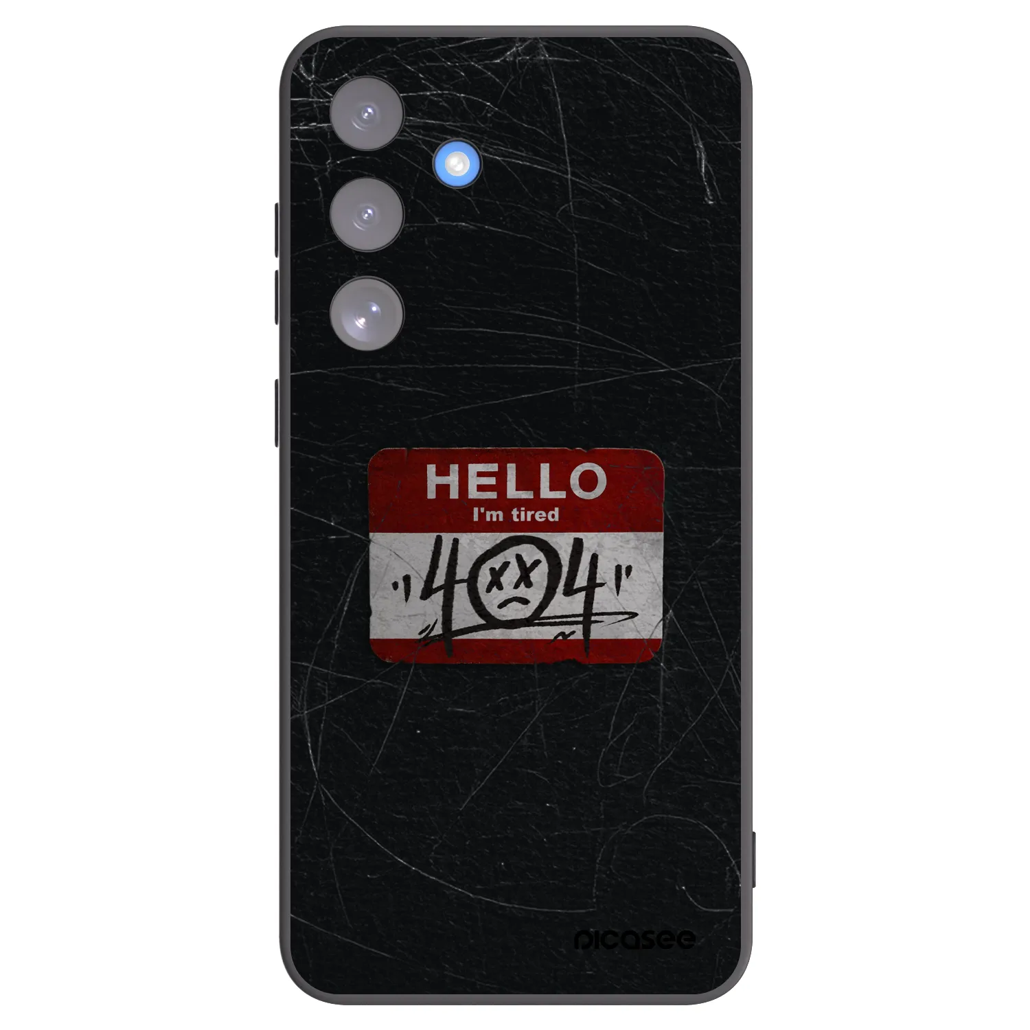 Picasee silikonový černý obal pro Samsung Galaxy S25 FE 5G - HELLO 404