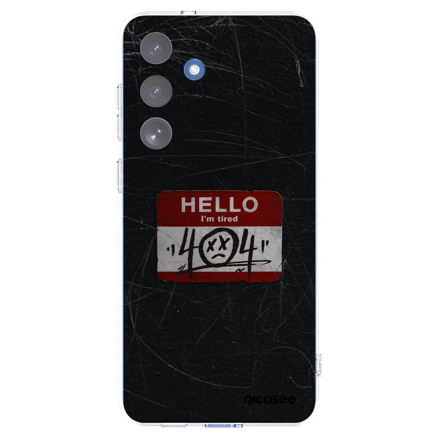Picasee silikonový průhledný obal pro Samsung Galaxy S25 FE 5G - HELLO 404