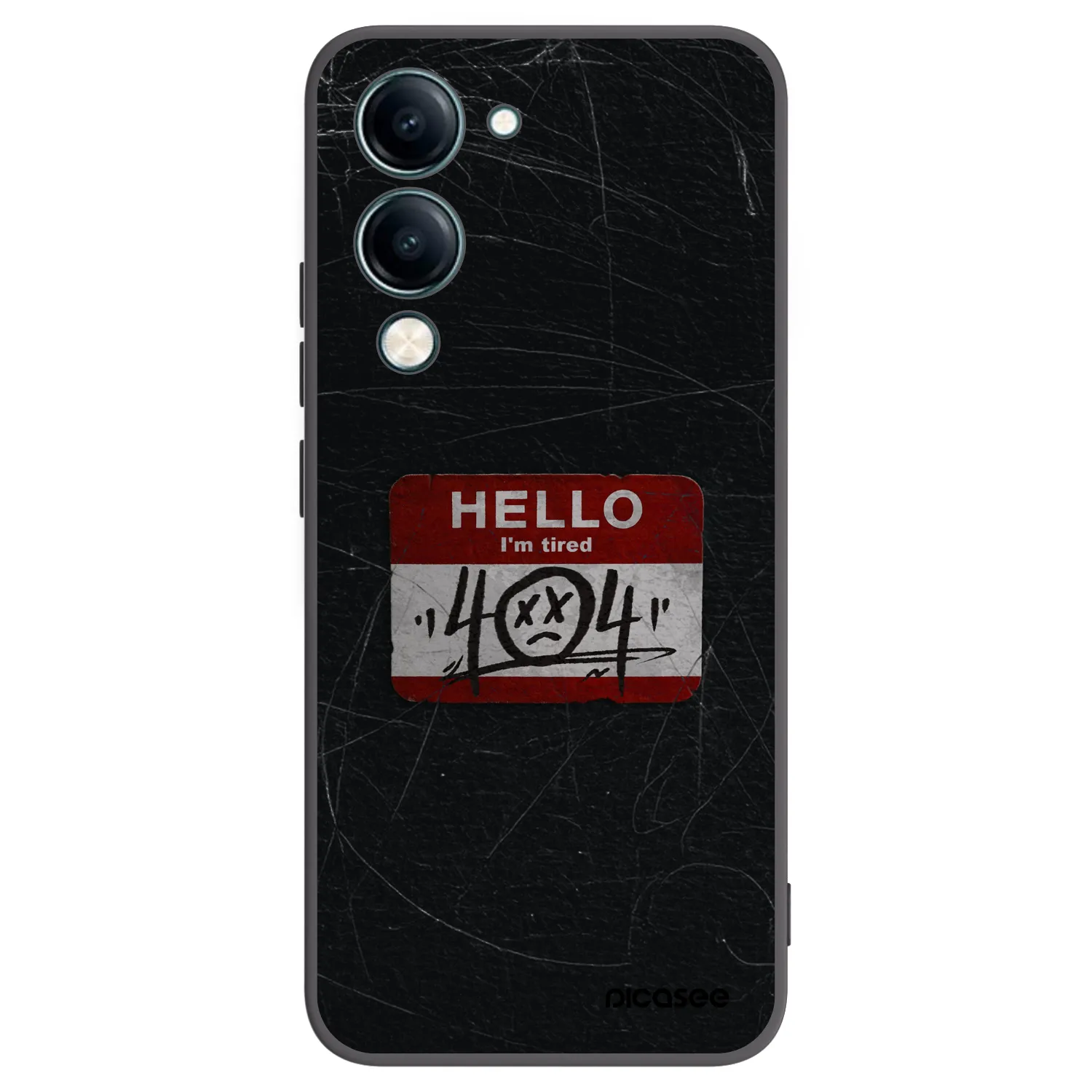 Picasee silikonový černý obal pro Vivo Y29s 5G - HELLO 404