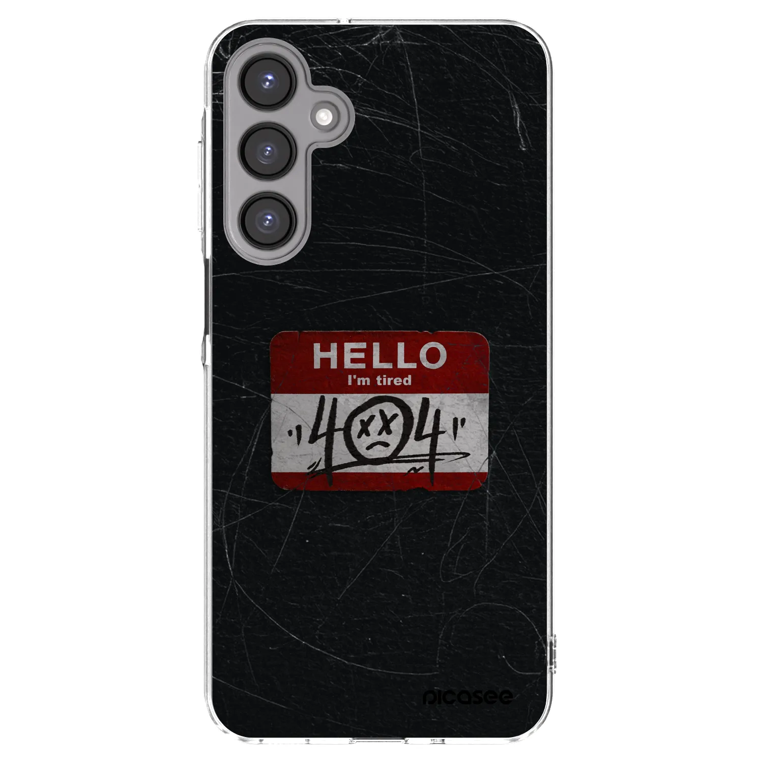 Picasee silikonový průhledný obal pro Samsung Galaxy A16 4G - HELLO 404