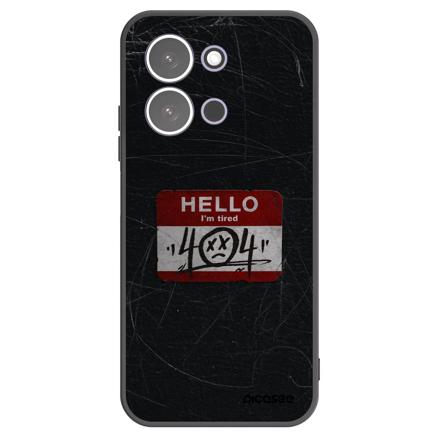Picasee silikonový černý obal pro Xiaomi Redmi 15C 5G - HELLO 404