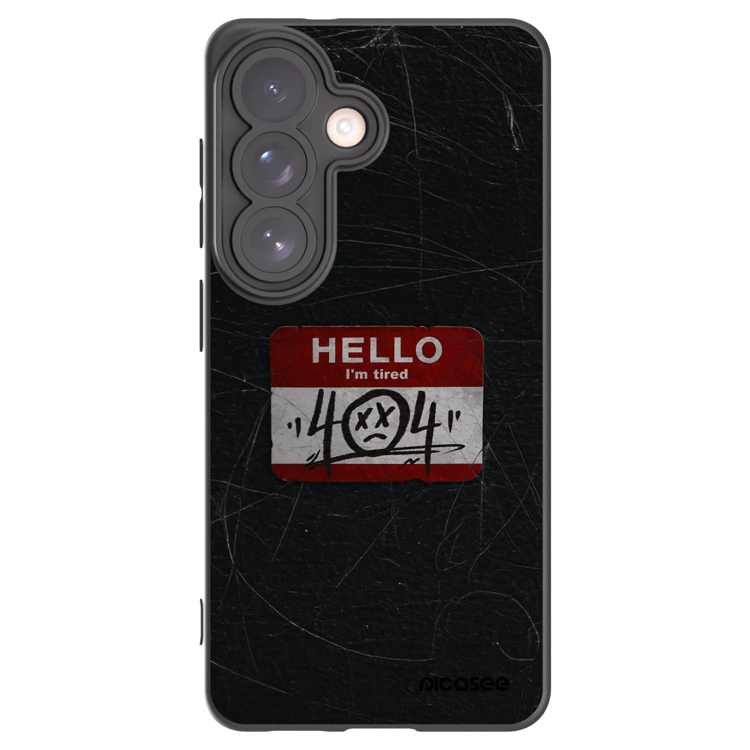 Picasee silikonový černý obal pro Samsung Galaxy S26 - HELLO 404