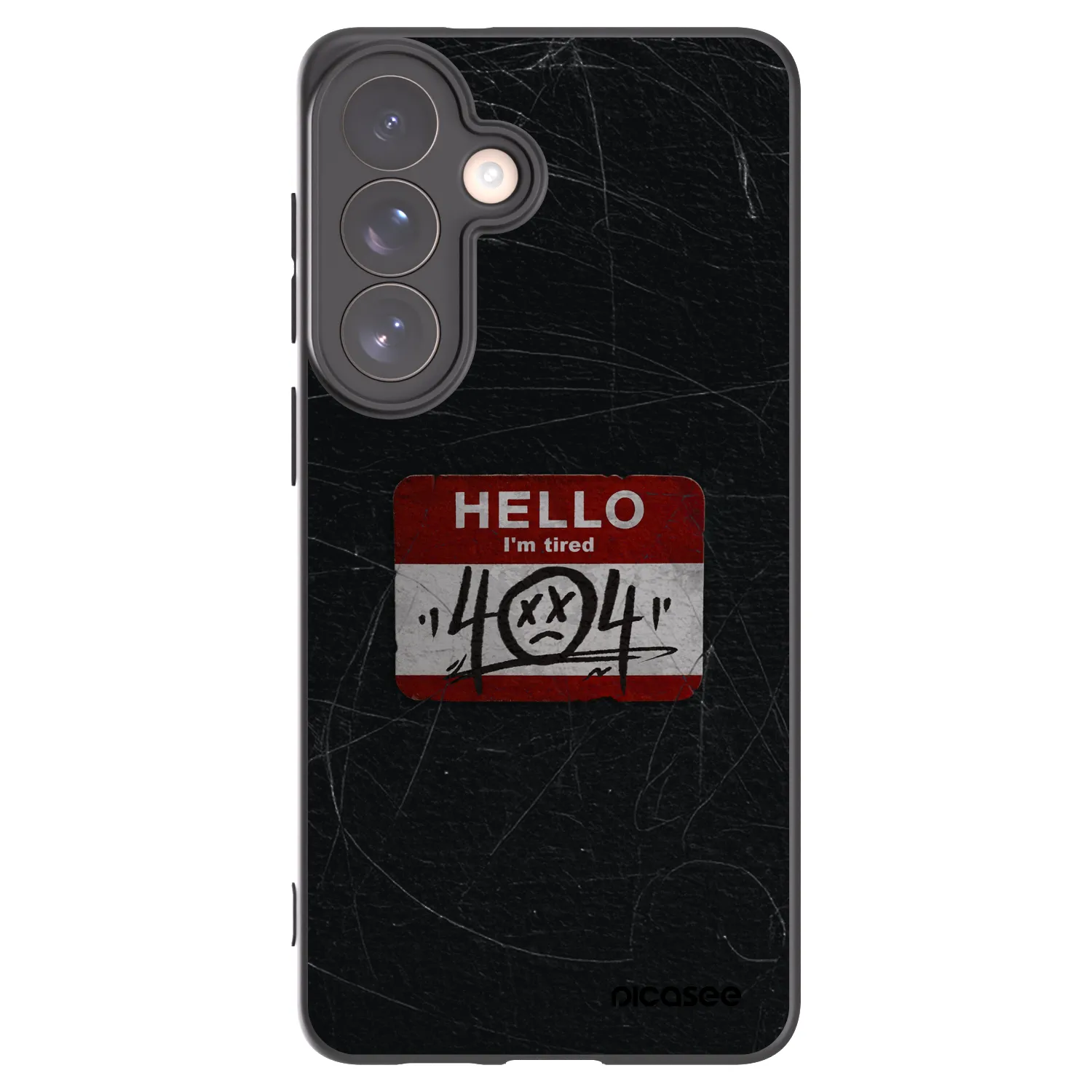 Picasee silikonový černý obal pro Samsung Galaxy S26+ - HELLO 404