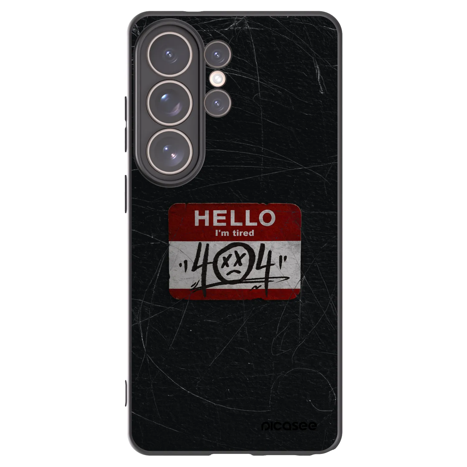 Picasee silikonový černý obal pro Samsung Galaxy S26 Ultra - HELLO 404