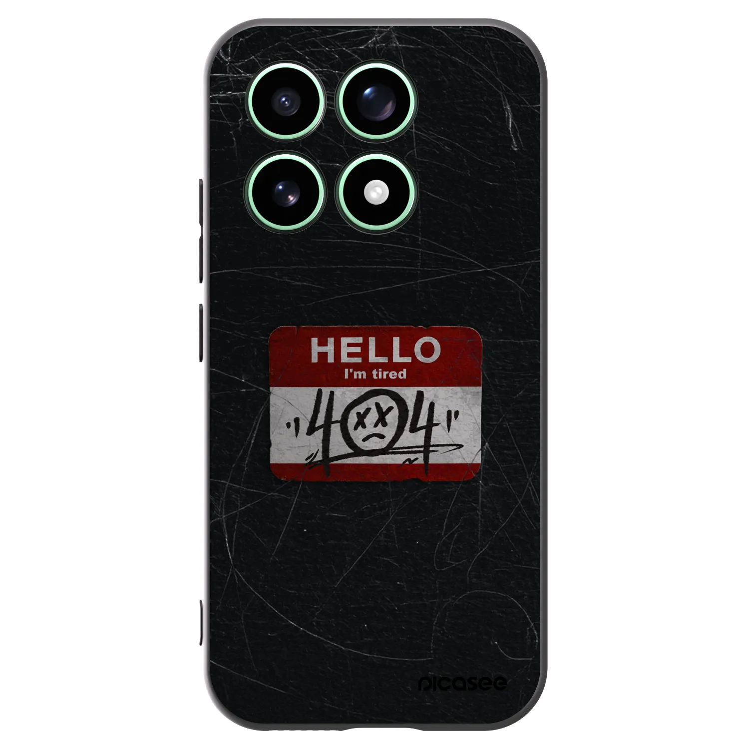 Picasee silikonový černý obal pro Xiaomi 17 - HELLO 404