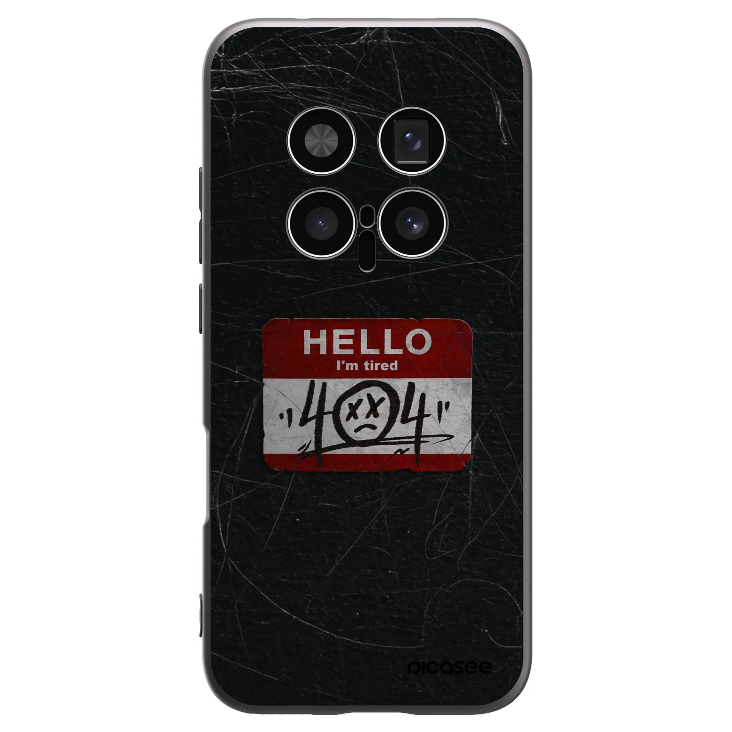 Picasee silikonový černý obal pro Honor Magic8 Pro 5G - HELLO 404