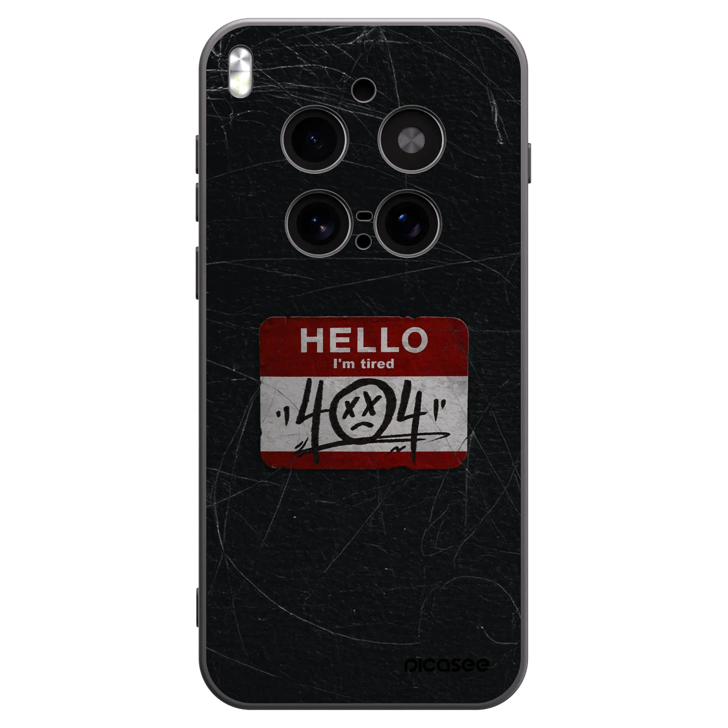 Picasee silikonový černý obal pro Vivo X300 Pro - HELLO 404