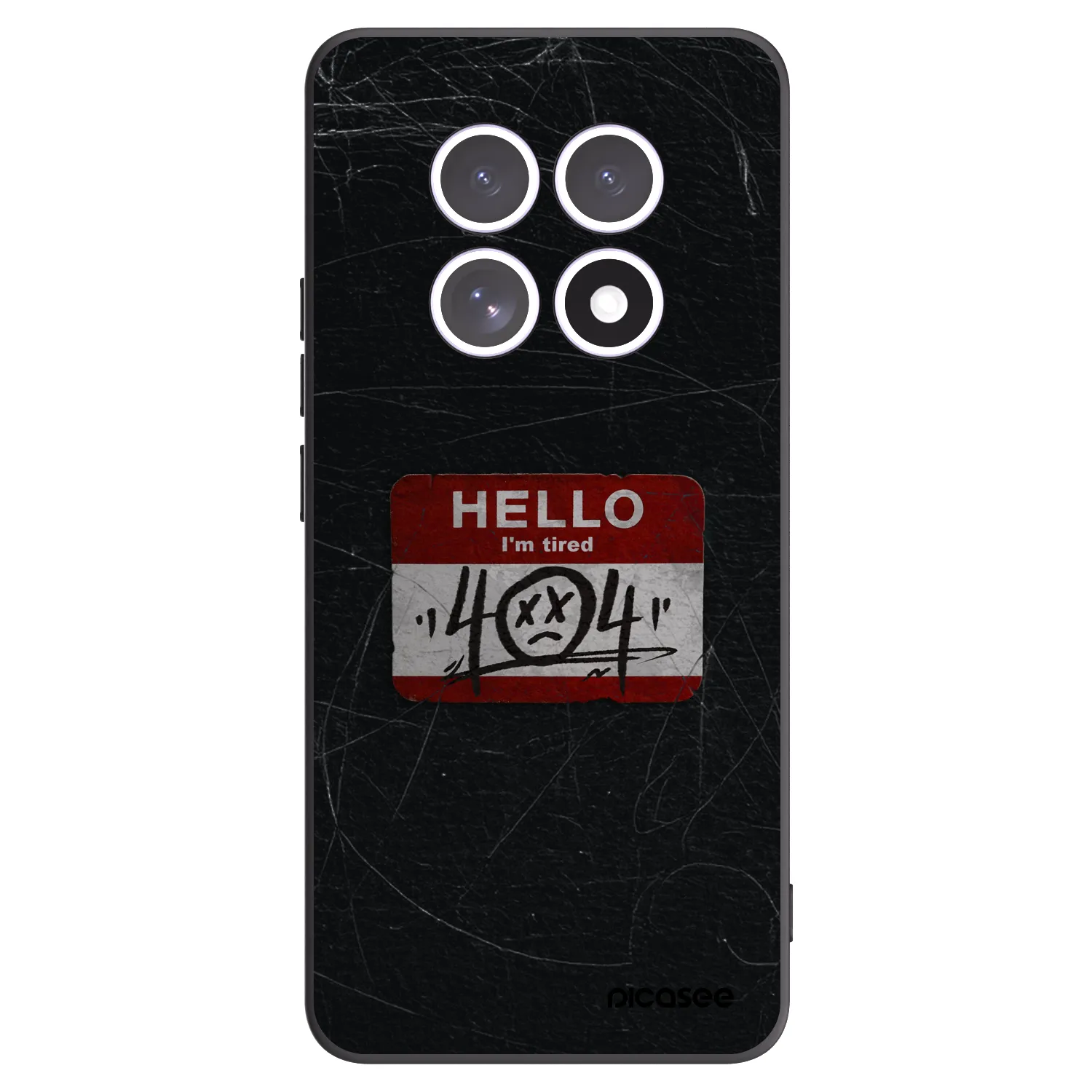 Picasee silikonový černý obal pro Xiaomi Redmi Note 15 5G - HELLO 404