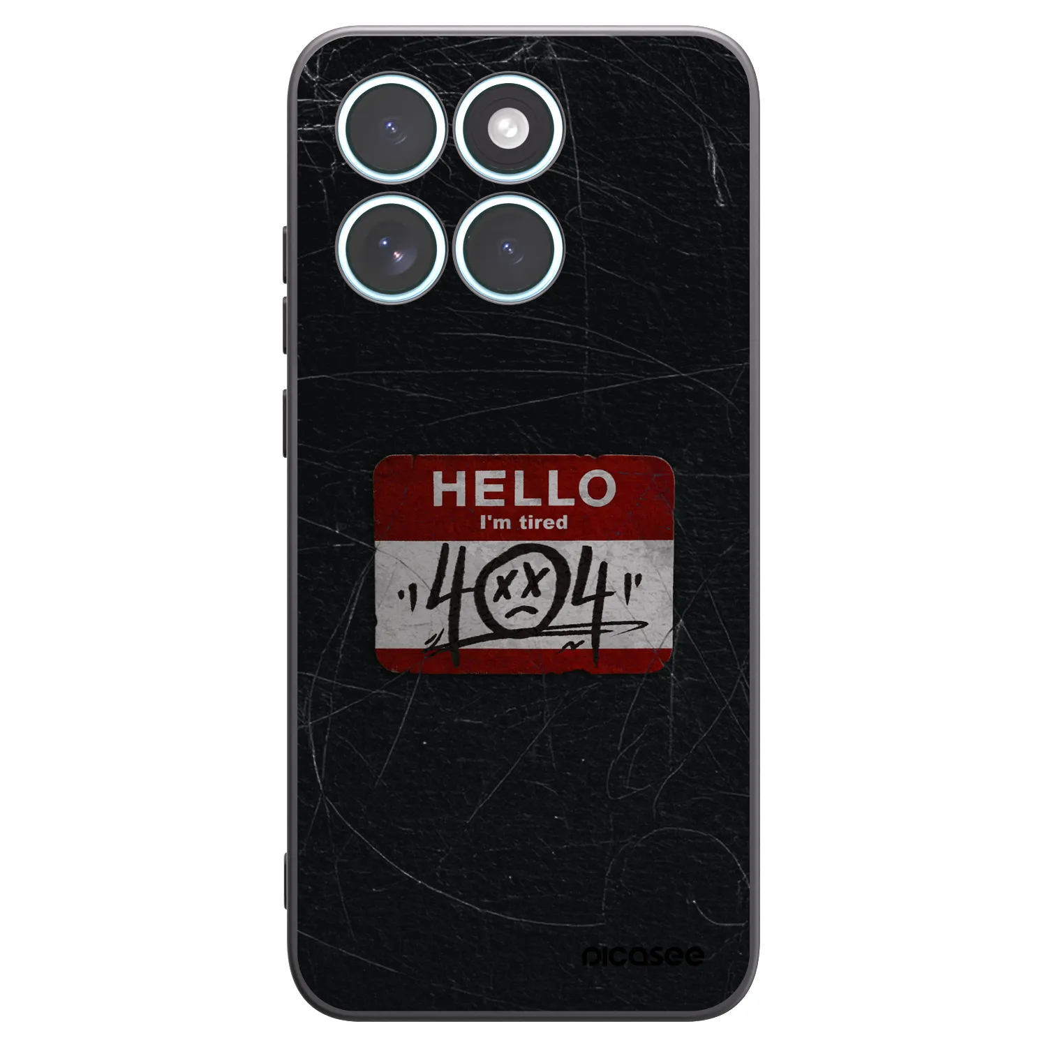 Picasee silikonový černý obal pro Motorola Edge 70 Fusion - HELLO 404