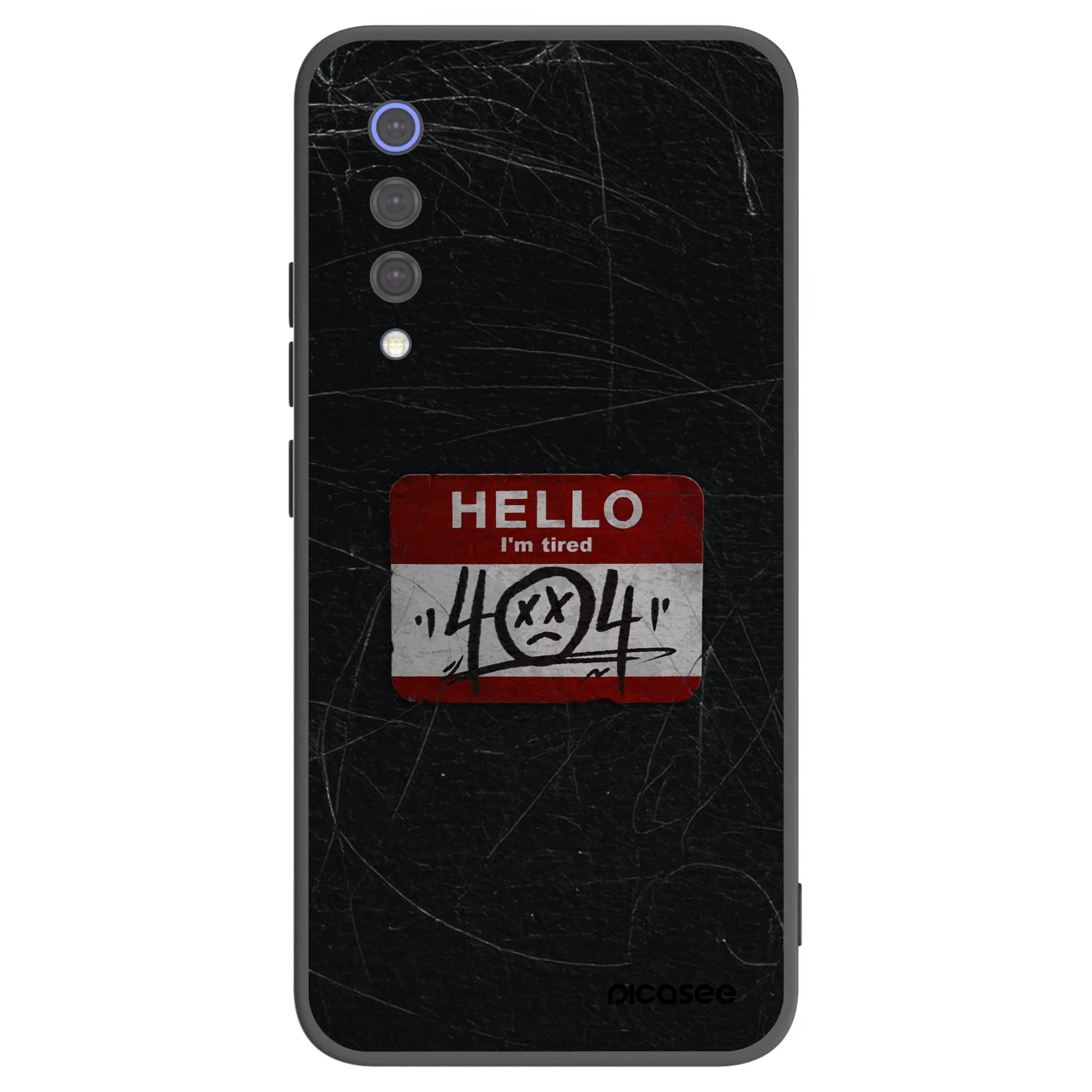 Picasee silikonový černý obal pro Xiaomi Mi 9 SE - HELLO 404