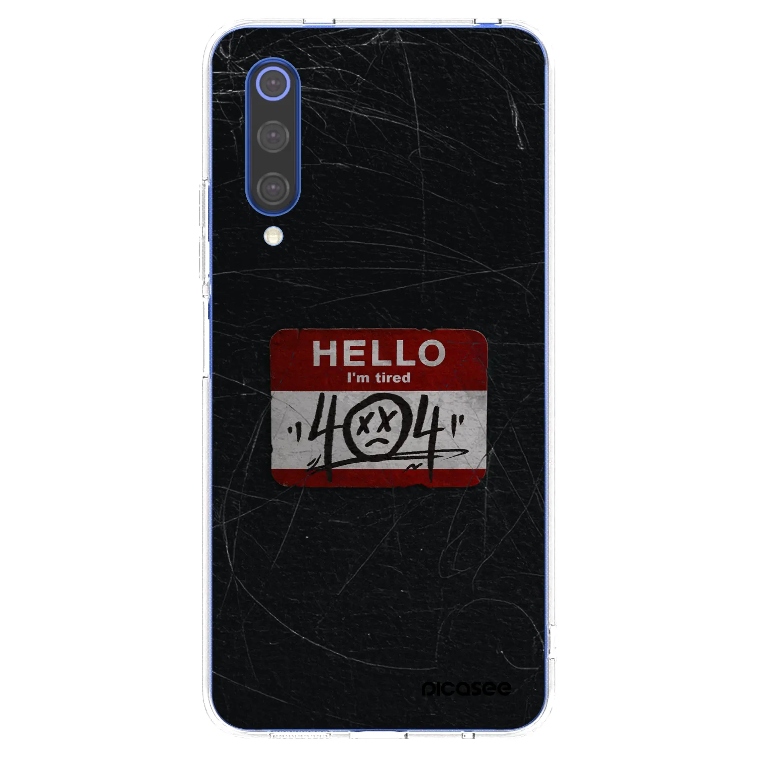 Picasee silikonový průhledný obal pro Xiaomi Mi 9 SE - HELLO 404