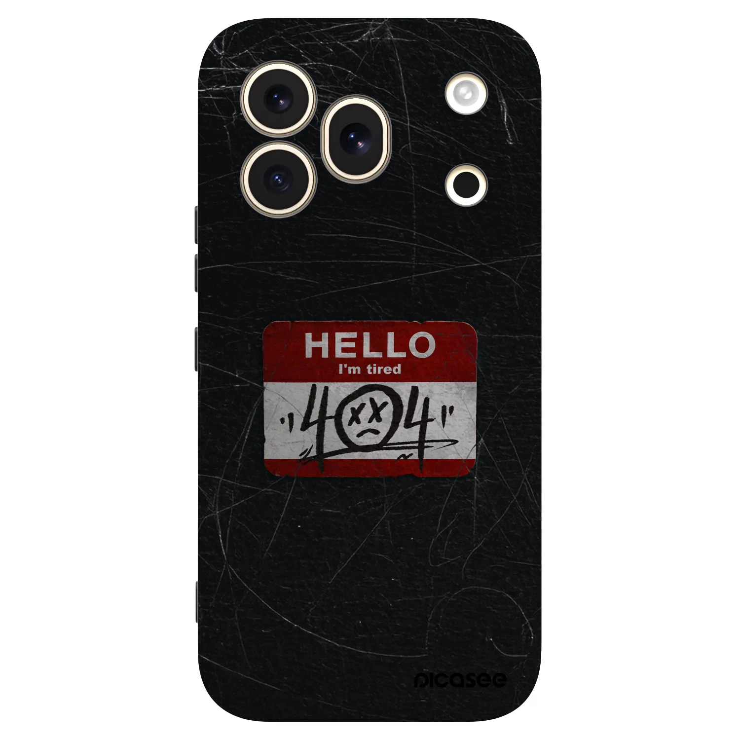 Picasee silikonový černý obal pro Honor 600 Pro - HELLO 404
