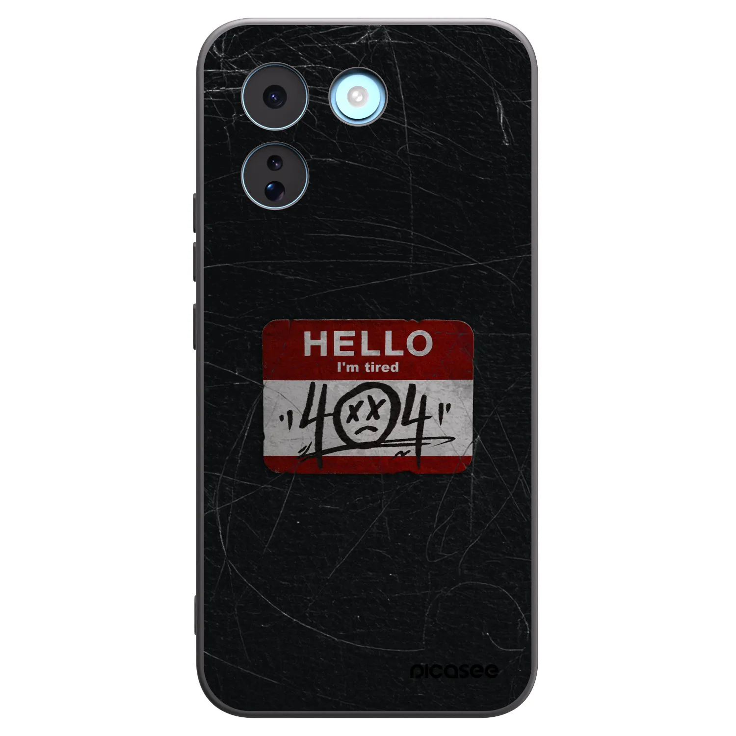 Picasee silikonový černý obal pro Xiaomi Redmi Note 17 Pro MAX 5G - HELLO 404