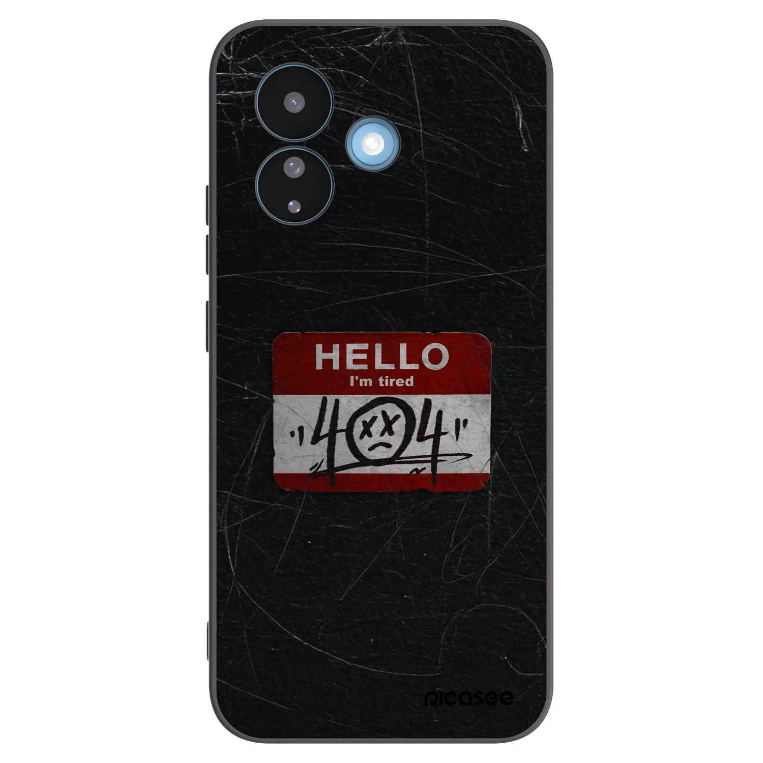 Picasee silikonový černý obal pro Xiaomi Redmi Note 17 Pro 5G - HELLO 404