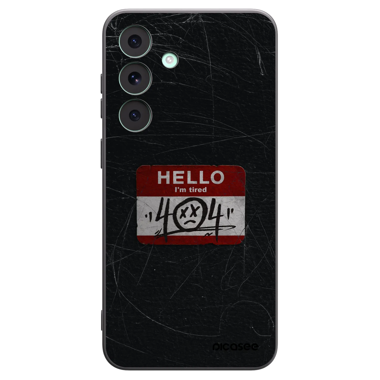 Picasee silikonový černý obal pro Samsung Galaxy S26 FE - HELLO 404