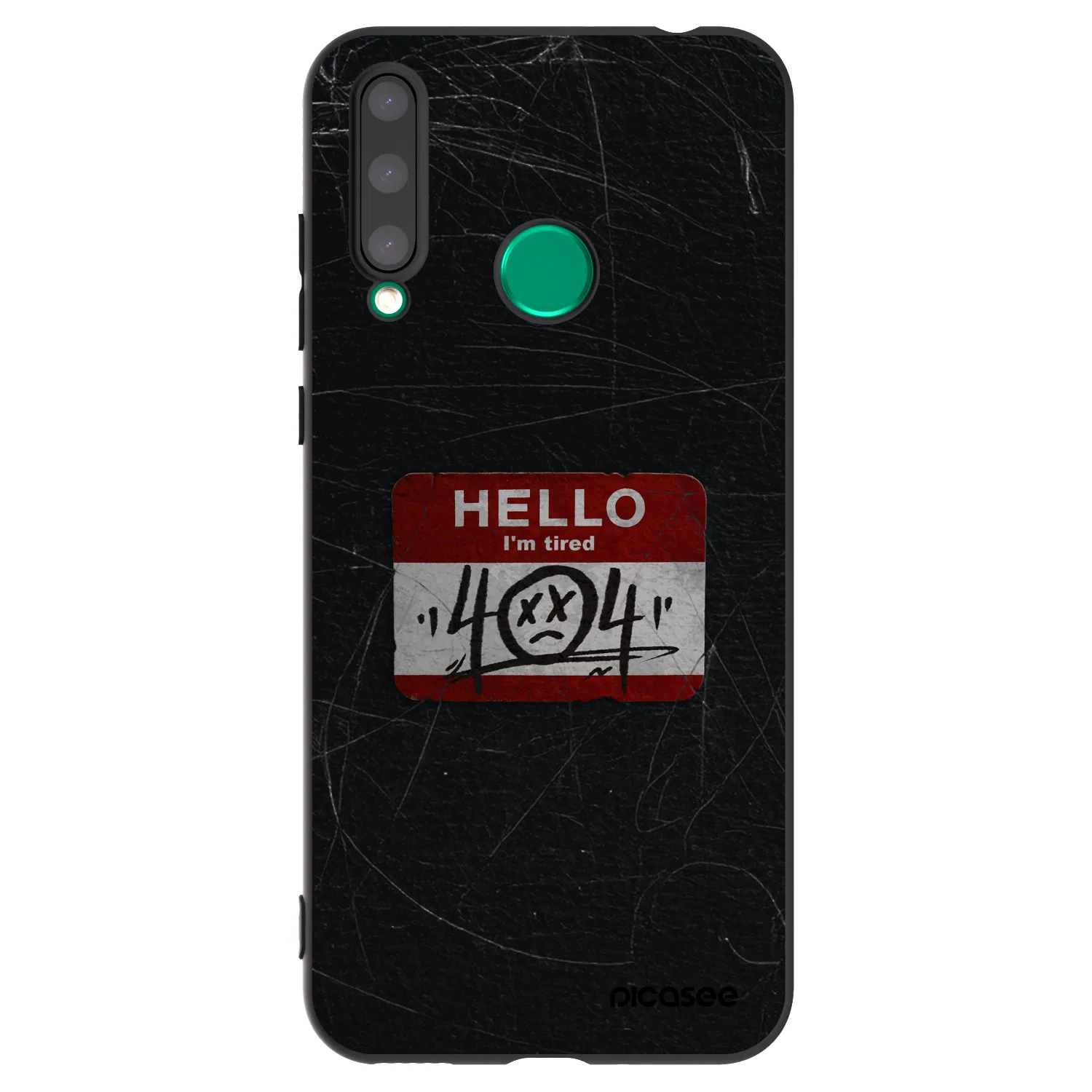 Picasee silikonový černý obal pro Honor 20 Lite - HELLO 404