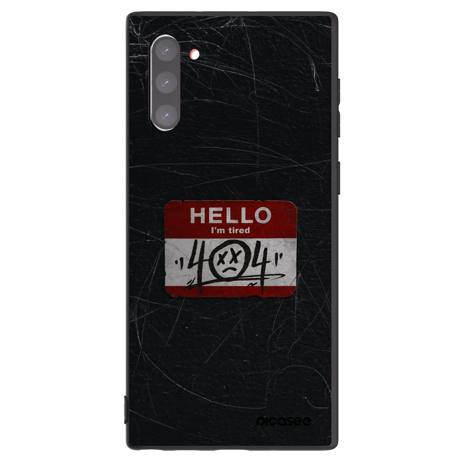 Picasee silikonový černý obal pro Samsung Galaxy Note 10 N970F - HELLO 404
