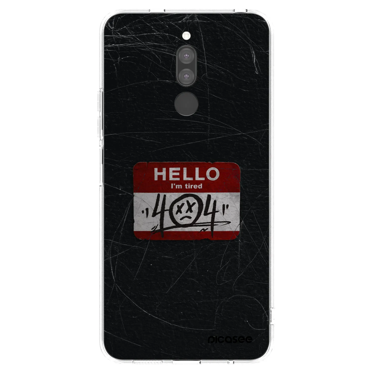 Picasee silikonový průhledný obal pro Xiaomi Redmi 8 - HELLO 404