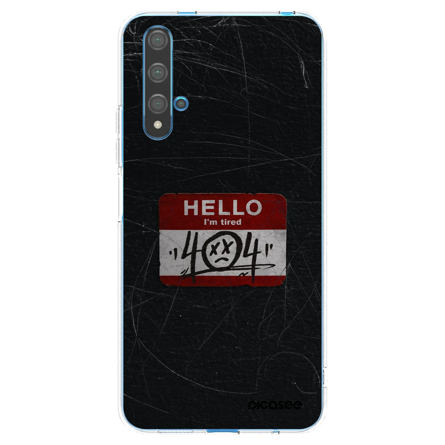 Picasee silikonový průhledný obal pro Huawei Nova 5T - HELLO 404