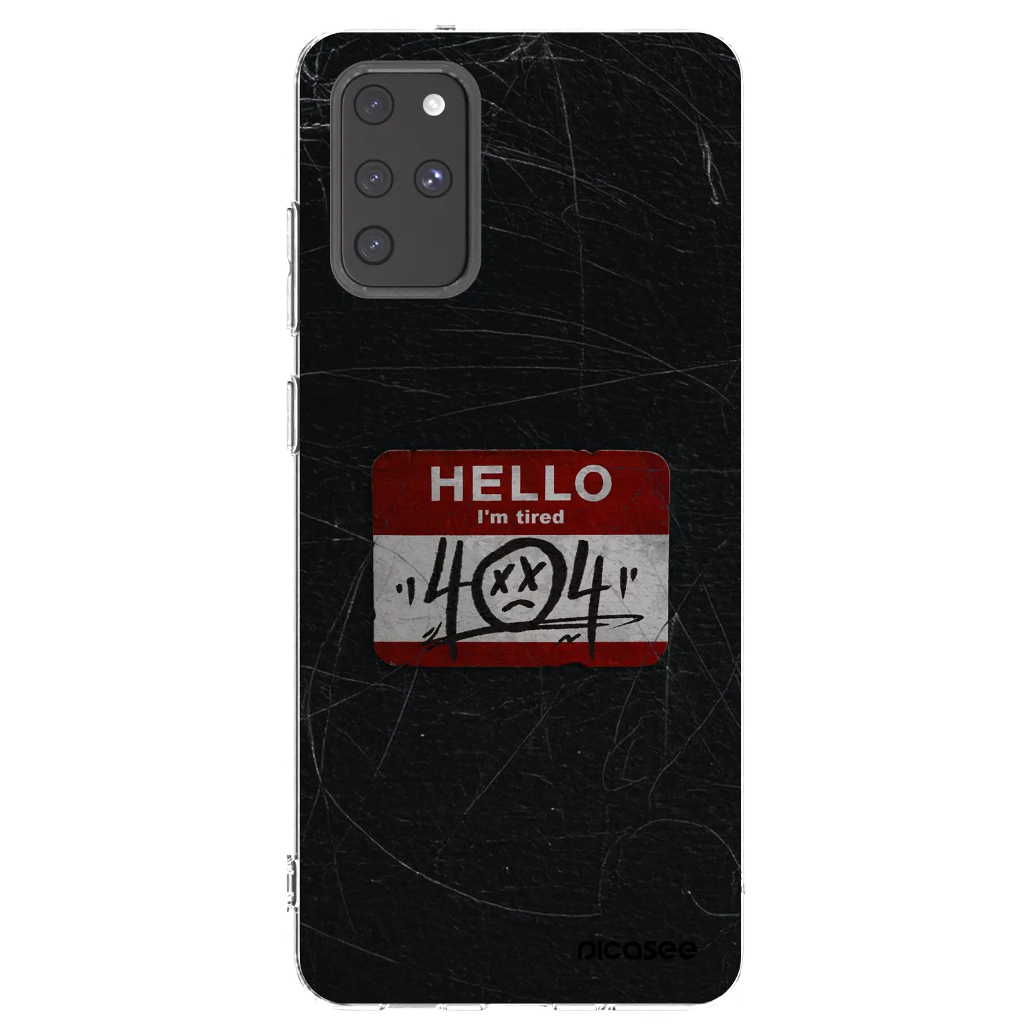 Picasee silikonový průhledný obal pro Samsung Galaxy S20+ G985F - HELLO 404