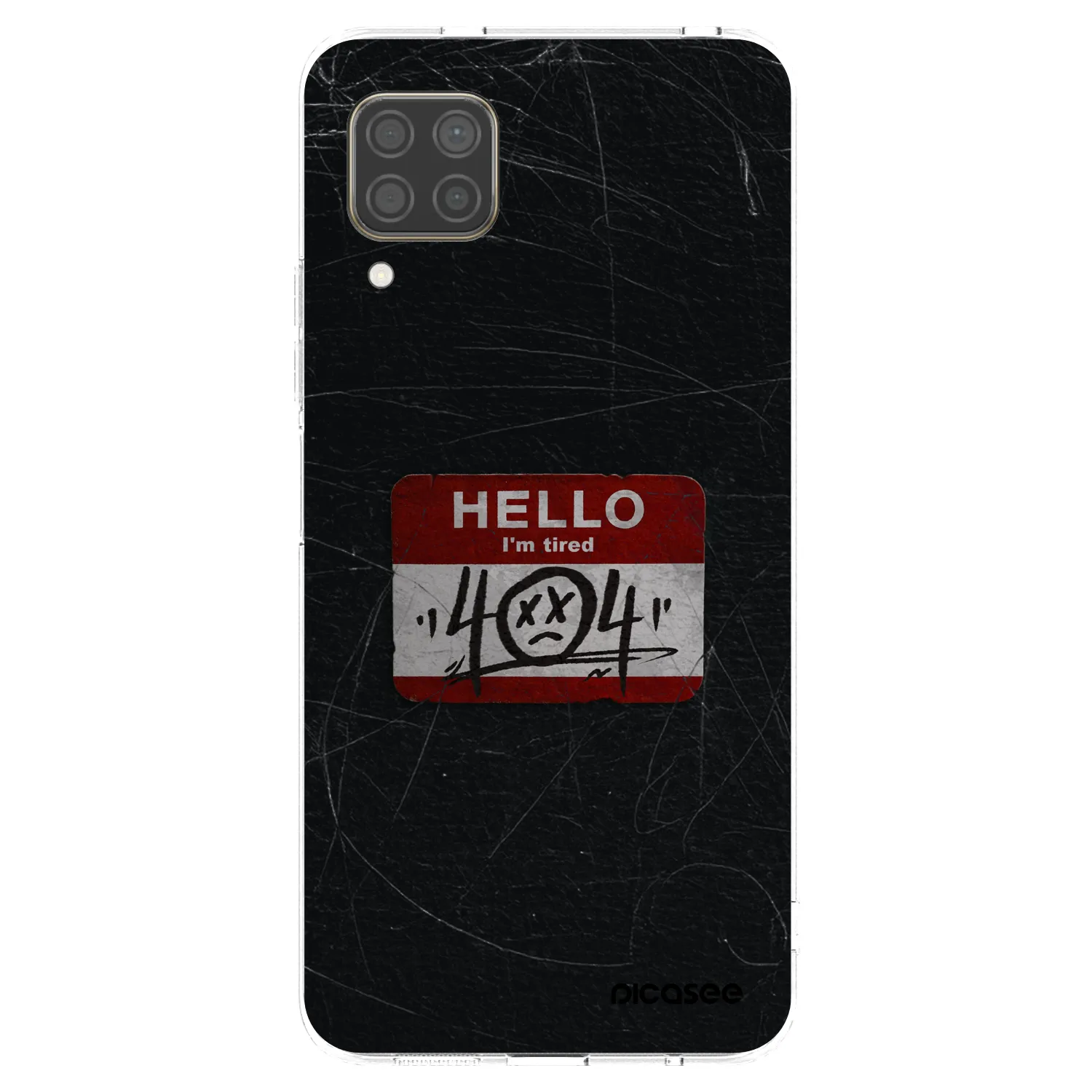 Picasee silikonový průhledný obal pro Huawei P40 Lite - HELLO 404