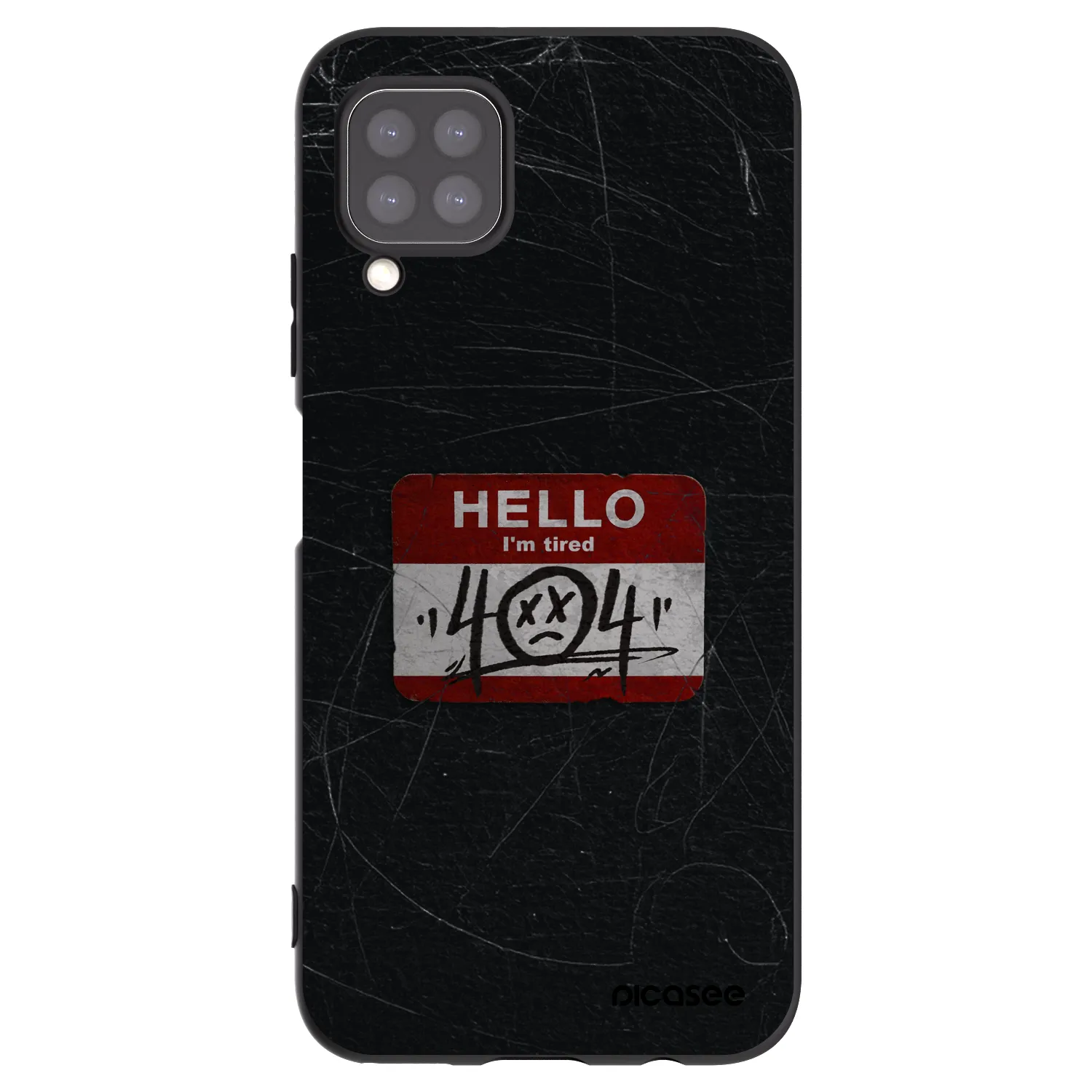 Picasee silikonový černý obal pro Huawei P40 Lite - HELLO 404