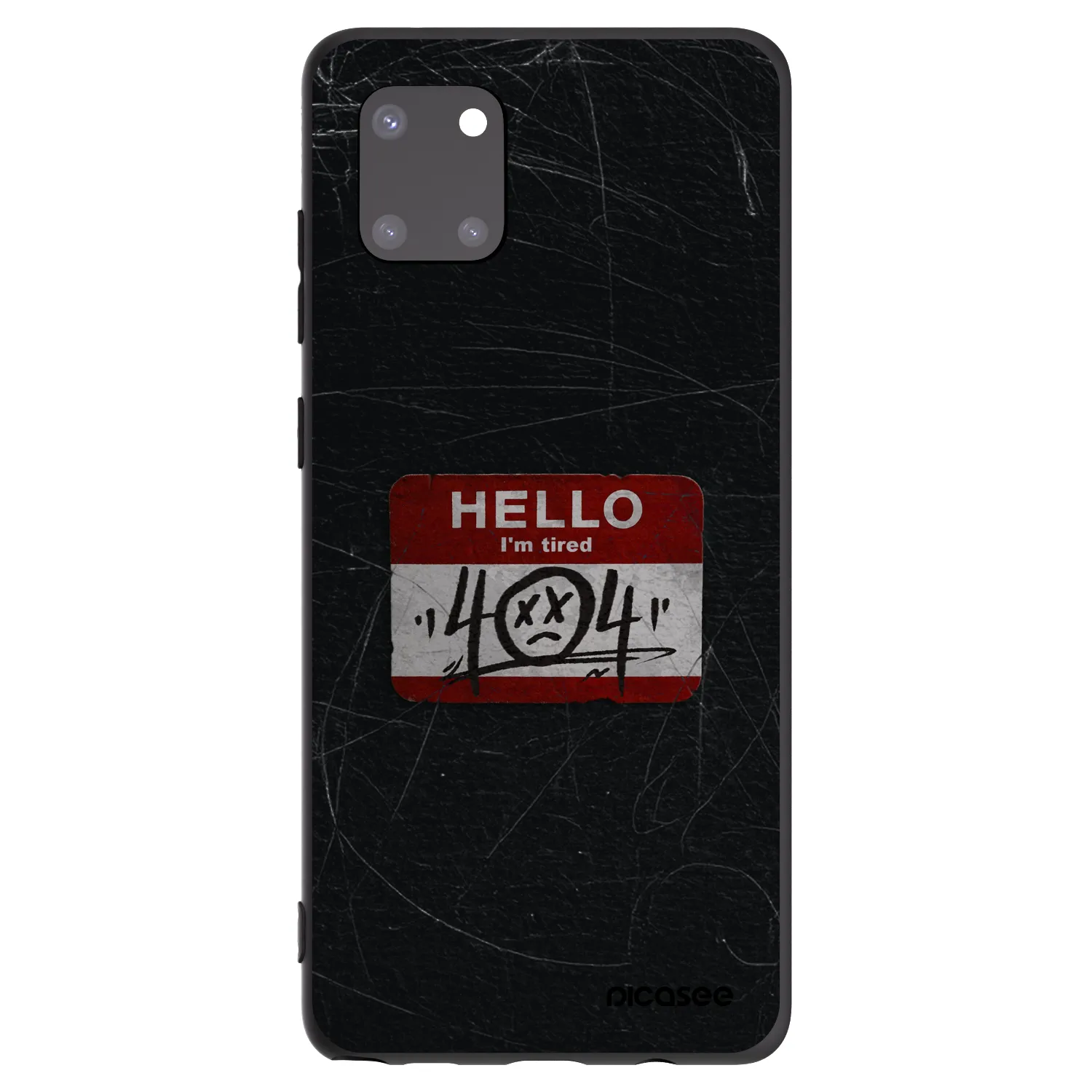 Picasee silikonový černý obal pro Samsung Galaxy Note 10 Lite N770F - HELLO 404