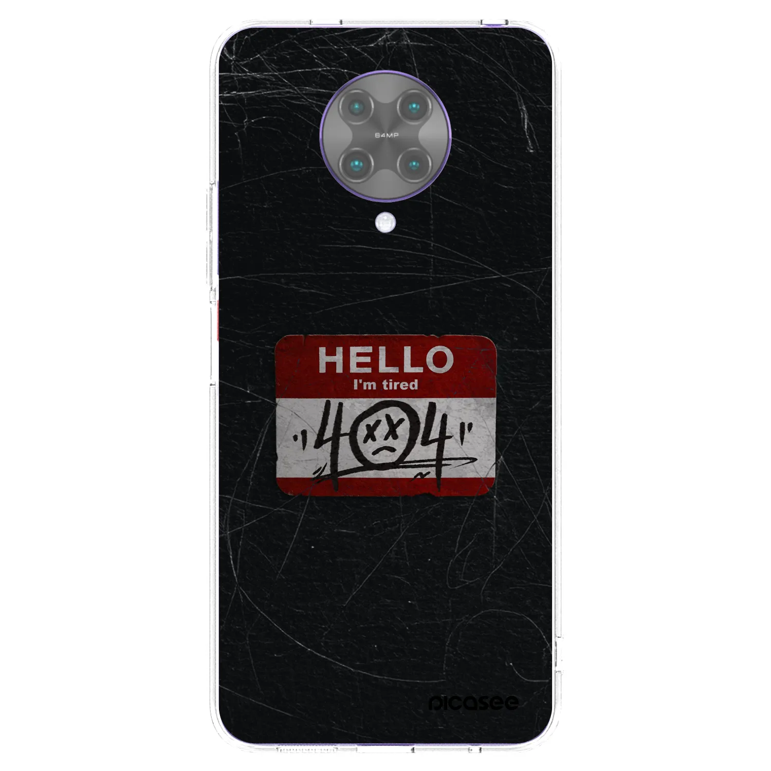 Picasee silikonový průhledný obal pro Xiaomi Poco F2 Pro - HELLO 404