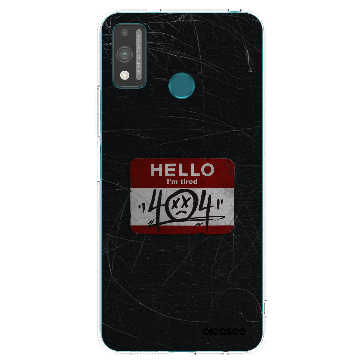 Picasee silikonový průhledný obal pro Honor 9X Lite - HELLO 404