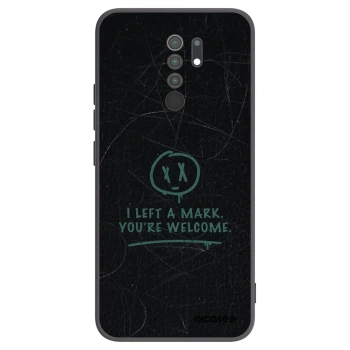 Picasee silikonový černý obal pro Xiaomi Redmi 9 - LEFT A MARK