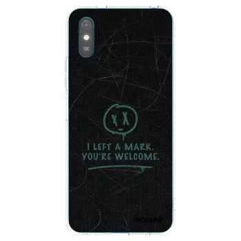 Picasee silikonový průhledný obal pro Xiaomi Redmi 9A - LEFT A MARK