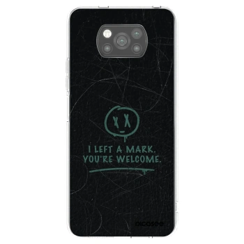 Picasee silikonový černý obal pro Xiaomi Poco X3 - LEFT A MARK