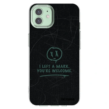 Picasee silikonový průhledný obal pro Apple iPhone 12 - LEFT A MARK