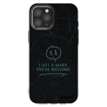 Picasee silikonový průhledný obal pro Apple iPhone 12 Pro Max - LEFT A MARK