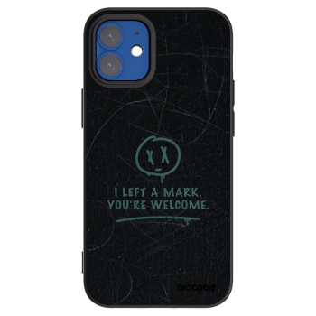 Picasee silikonový černý obal pro Apple iPhone 12 mini - LEFT A MARK
