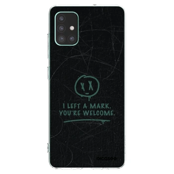 Picasee silikonový průhledný obal pro Samsung Galaxy M51 M515F - LEFT A MARK