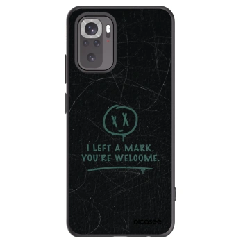 Picasee silikonový černý obal pro Xiaomi Redmi Note 10 - LEFT A MARK